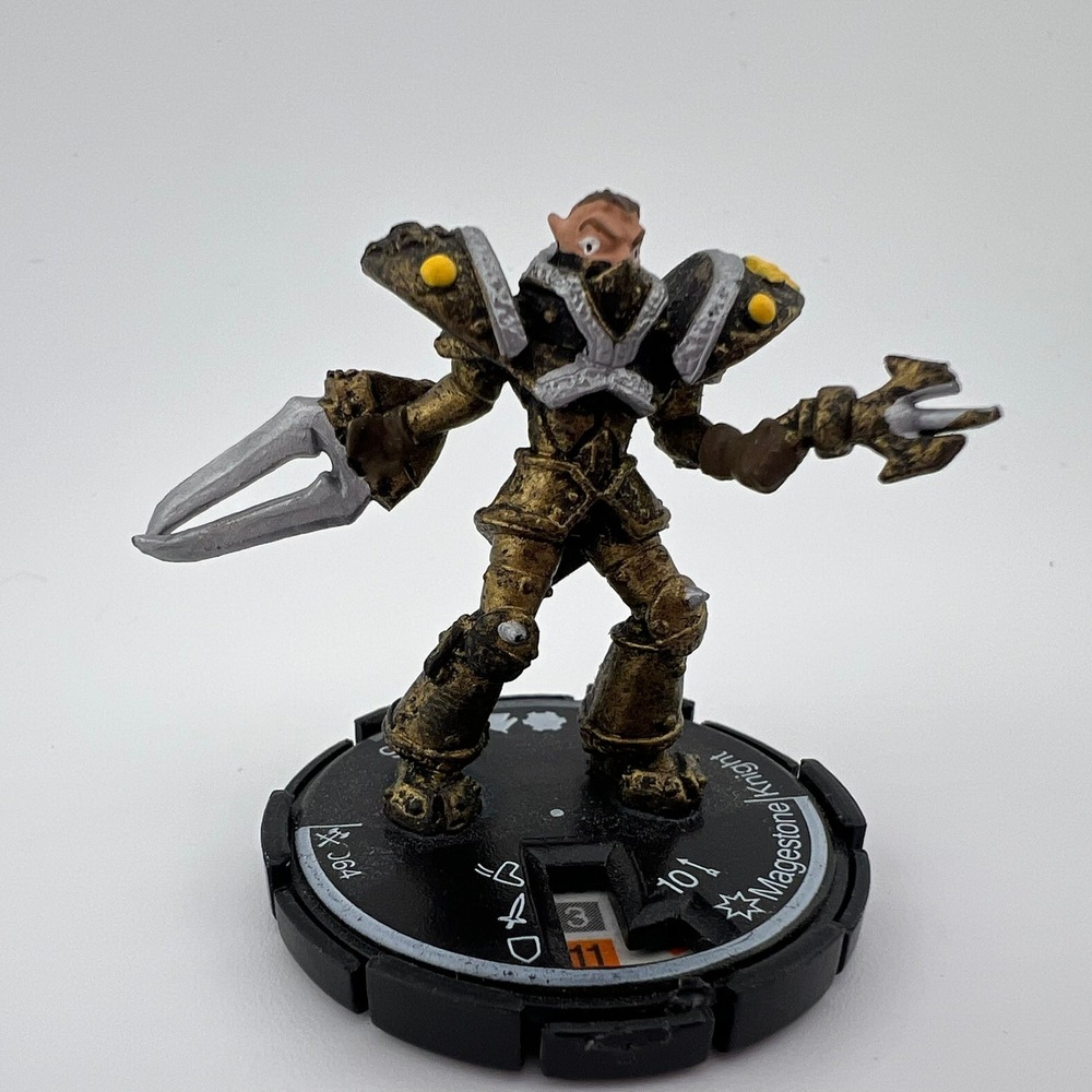 Mage Knight Stone Knight Figure WizKids 2003 Spinning Base